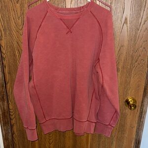 Lived-In Red Crewneck Sweatshirt